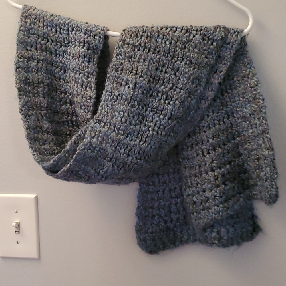 Super soft blue scarf